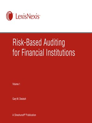 cover image of Risk Based Auditing for Financial Institutions